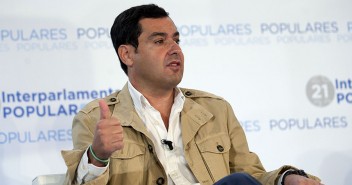 El presidente del PP andaluz, Juan Manuel Moreno