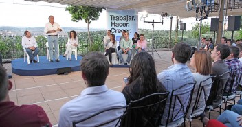 Esteban González Pons durante su intervención en un acto en Toledo