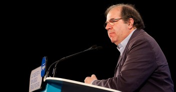 Juan Vicente Herrera durante su intervención