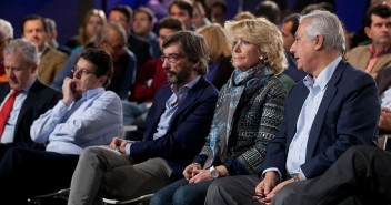 EEsperanza Aguirre, Iñaki Oyarzabal y Javier Arenas en las Jornadas 