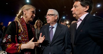 Cristina Cifuentes, Juan José Imbroda e Ignacio González en las Jornadas 