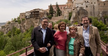 Mariano Rajoy y María Dolores de Cospedal en Cuenca