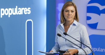 La secretaria general del Partido Popular, María Dolores de Cospedal