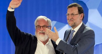 Mariano Rajoy y Arias Cañete en Málaga