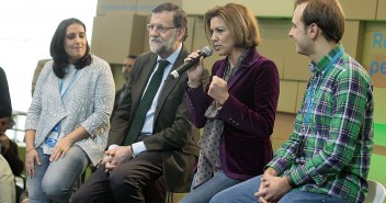 Intervención de María Dolores De Cospedal, junto a Mariano Rajoy Brey, con los jóvenes de Nuevas Generaciones Nacional 