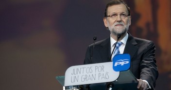 El Presidente del Partido Popular, Mariano Rajoy clausurando la Convención Nacional
