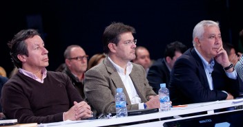 Carlos Floriano, Rafael Catalá y javier Arenas en el Foro Más Justicia, Mejor Sociedad