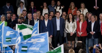Mariano Rajoy con todos los candidatos