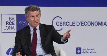Feijóo interviene en el Cercle d´Economia en Barcelona