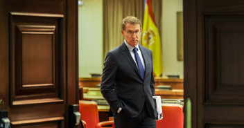 Alberto Núñez Feijóo interviene en la sesión de investidura