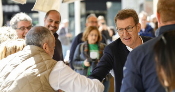 Alberto Núñez Feijóo visita Tudela