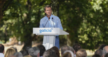 Alberto Núñez Feijóo en la inauguración del curso político