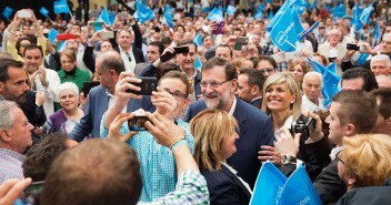 Mariano Rajoy junto a Suni Sánchez Zaplana en Alicante