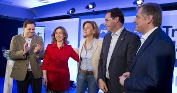 María Dolores de Cospedal durante la presentación de la candidatura autonómica del PP de Castilla-La Mancha