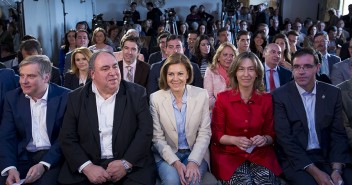 María Dolores de Cospedal durante la presentación de la candidatura autonómica del PP de Castilla-La Mancha