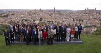 Foto de familia de la candidatura autonómica de Castilla-La Mancha