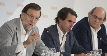 Mariano Rajoy durante su intervención en la clausura del Campus FAES 2015