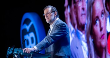 Mariano Rajoy en un momento de su discurso