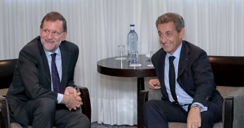 Mariano Rajoy se reúne con Nicolas Sarkozy