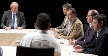 Mariano Rajoy se reune con el Comité de Empresa de Campofrío en Burgos