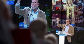 Mariano Rajoy en un momento de su discurso