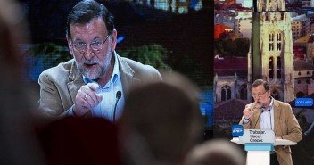 El Presidente del Gobierno y del PP, Mariano Rajoy