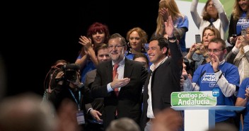 Mariano Rajoy y Juanma Moreno