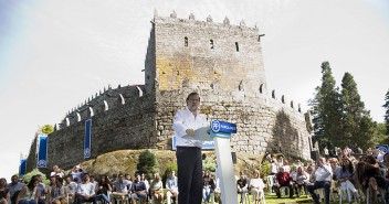 Mariano Rajoy durante su intervención en Soutomaior