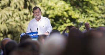 El presidente del Gobierno y del Partido Popular, Mariano Rajoy