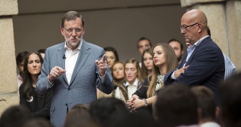 El presidente del Gobierno y del Partido Popular, Mariano Rajoy