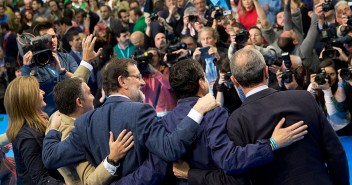 Mariano Rajoy y Juanma Moreno en Málaga