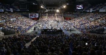 Cierre de campaña en el Palacio de los Deportes de Madrid