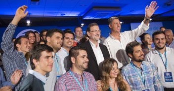 Mariano Rajoy y Xavier Garcia Albiol en la clausura de la Escuela de Verano