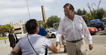 Mariano Rajoy en Badalona