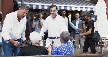 Mariano Rajoy visita Badalona con Xavier Garcia Albiol
