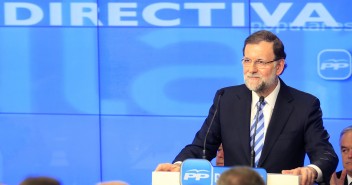 Mariano Rajoy durante su intervención ante la Junta Directiva Nacional