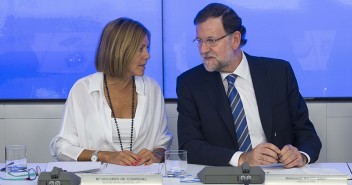 Mariano Rajoy con María Dolores de Cospedal