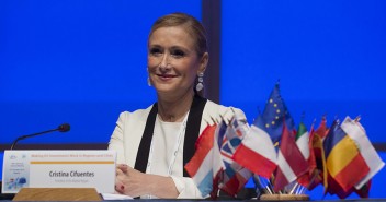 La presidenta de la Comunidad de Madrid, Cristina Cifuentes