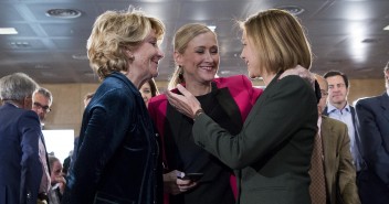 Esperanza Aguirre, Cristina Cifuentes y María Dolores de Cospedal