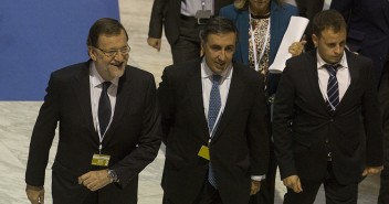 Mariano Rajoy a su llegada al Congreso