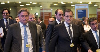 Mariano Rajoy a su llegada al Congreso