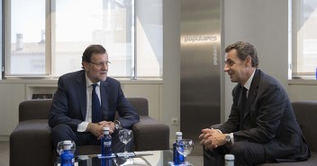 Mariano Rajoy con Nicolas Sarkozy 