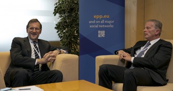 Mariano Rajoy con el viceprimer ministro de Austria, Tsvetan Tsvetanov