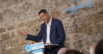 El candidato del PPC a la presidencia de la Generalitat, Xavi García Albiol