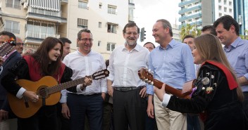 Mariano Rajoy junto a Alberto Fabra