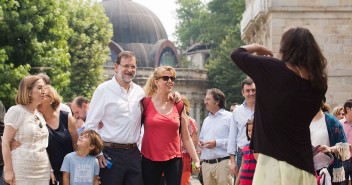 Mariano Rajoy y Ana Pastor visitan el municipio pontevedrés de Mondariz Balneario