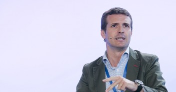 Pablo Casado durante su intervención