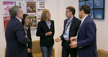 José Manuel Barreiro , Andrea Levy, María Dolores de Cospedal, Alberto Núñez Feijóo y Juanma Moreno