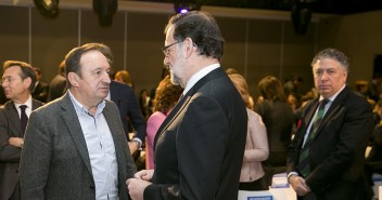Mariano Rajoy con Pedro Sanz