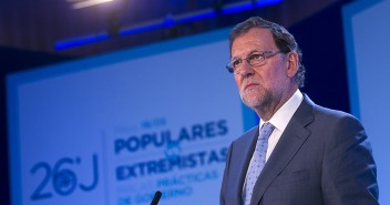 El presidente del Gobierno y del Partido Popular, Mariano Rajoy